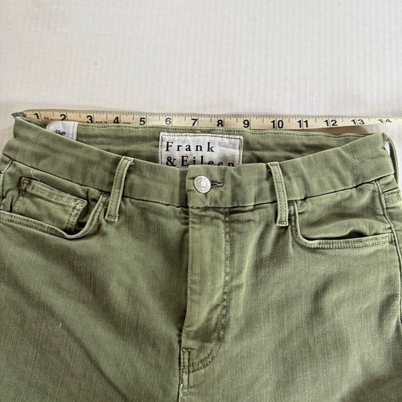 Frank & Eileen Olive Green Sligo Jeans Size 29 - Picture 9 of 11